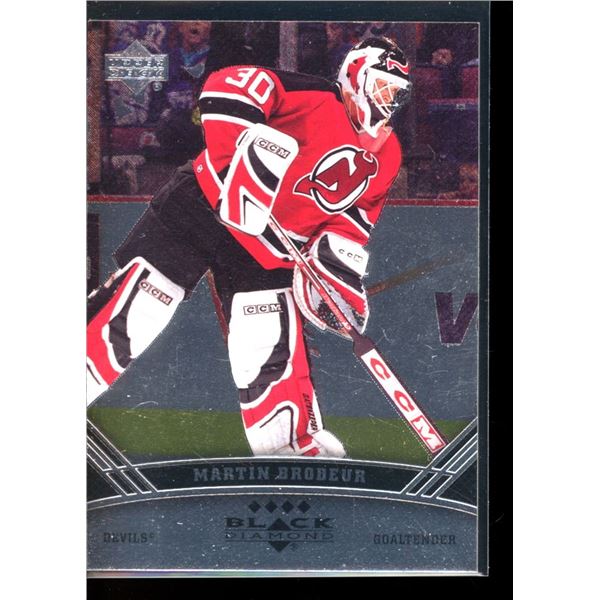 2006-07 Black Diamond #160B Martin Brodeur Quad Diamond