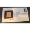 Image 1 : FIRST DAY OF ISSUE Jun 2002 22KT GOLD Stamp - MASTERS of AMERICAN PHOTOGRAPHY