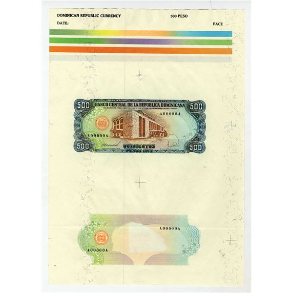 Banco Central de la Republica Dominicana, 1988, Progress Specimen ...