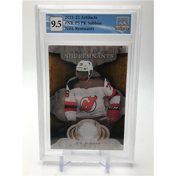 2021-22 UPPER DECK ARTIFACTS P.K SUBBAN PATCH (GCG 9.5)