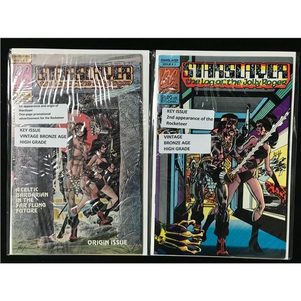 Starslayer PC COMICS STARSLAYER NO.1 AND NO.3 COMIC BOOK LOT