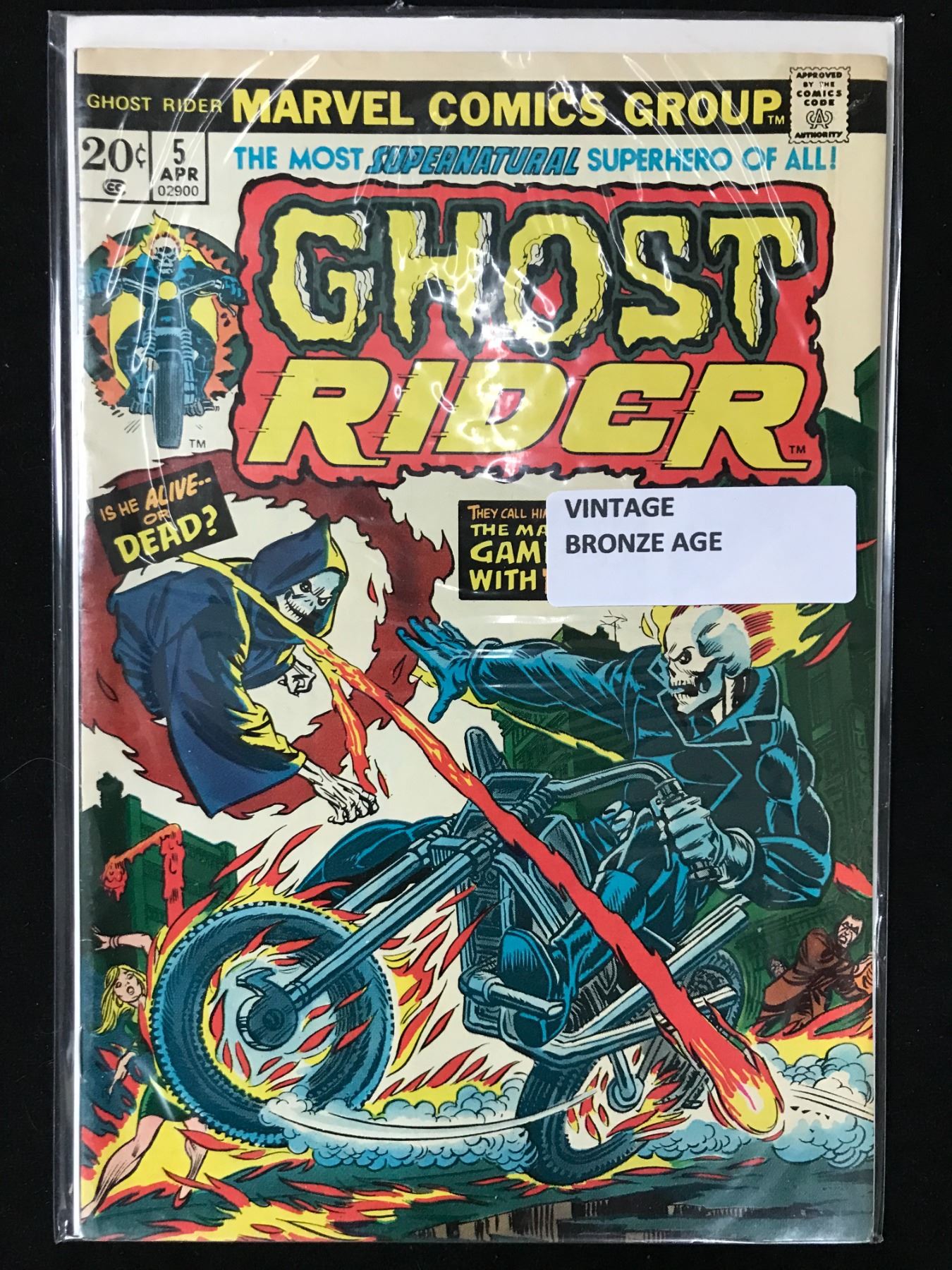 Ghost Rider Old Rider MARVEL COMICS NO.5 GHOST RIDER (VINTAGE BRONZE AGE)