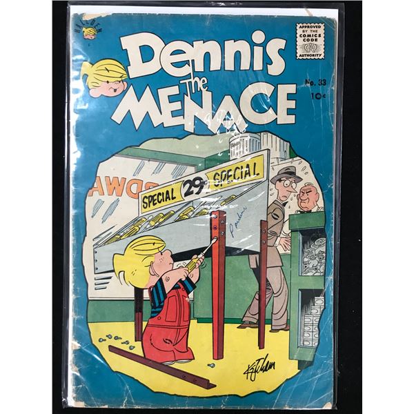 DENNIS THE MENACE NO.33 GOLDEN AGE COMIC BOOK