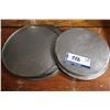 Image 1 : LOT: 8 COUVERCLES ROND ASST(14"d. 