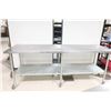 Image 1 : TABLE INOX MOBILE  96"x30"x38"