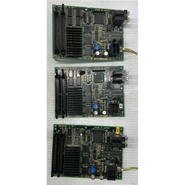Lot of (3) Fanuc #A20B-2002-0521/06A Circuit Boards