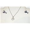 Image 1 : 7) SILVER TONE DOLPHIN THEMED JEWELLERY, INCLUDES: