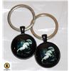 Image 1 : PAIR OF UNICORN KEYCHAINS