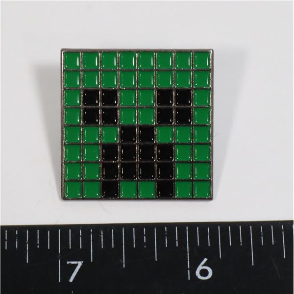 NEW MINECRAFT THEME CREEPER LAPEL PIN