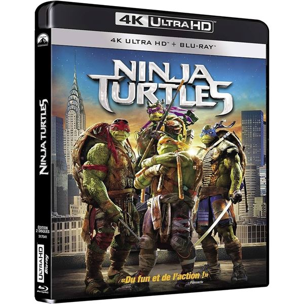 NEW 4K ULTRA HD + BLUE RAY NINJA TURTLES MOVIE