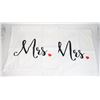 Image 1 : NEW MRS. AND MRS. PILLOW CASES