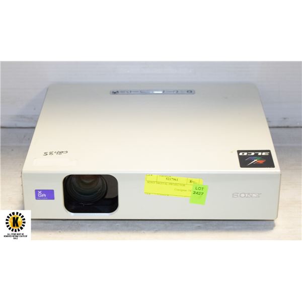 SONY DIGITAL PROJECTOR Sony digital projector