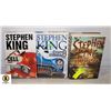 Image 1 : 3 STEPHEN KING HARDCOVER NOVELS BOOKS