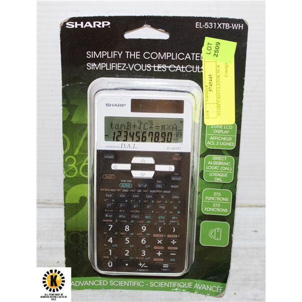 SHARP CALCULATOR NEW