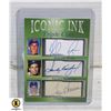 Image 1 : ICONIC INK NOLAN RYAN SANDY KOFAX TOM