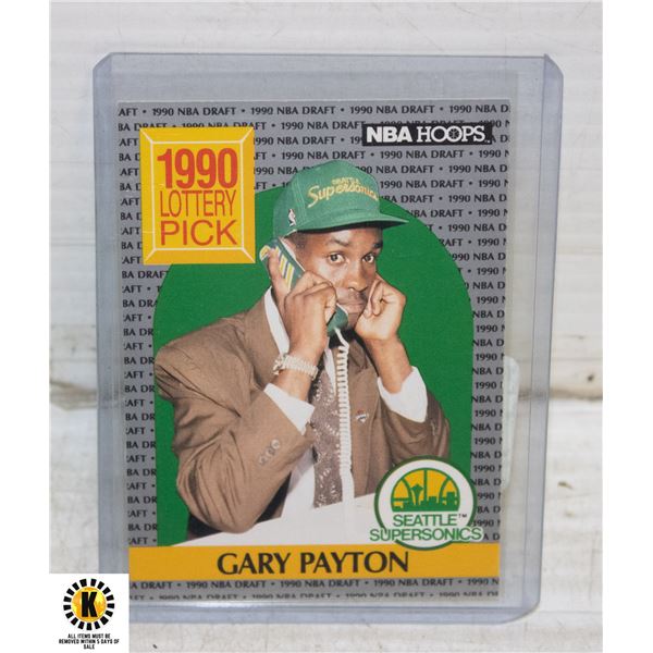 1990 NBA DRAFT LOTTERY PICK GARY PAYTON