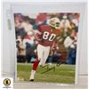 Image 1 : JERRY RICE AUTOGRAPHED PICTURE WITH COA
