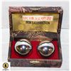 Image 1 : VINTAGE IRON BAODING BALLS IN CARRY BOX