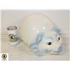 Image 1 : GIANT CERAMIC "PIGGY BANK"- 13" LONG X 9" TALL