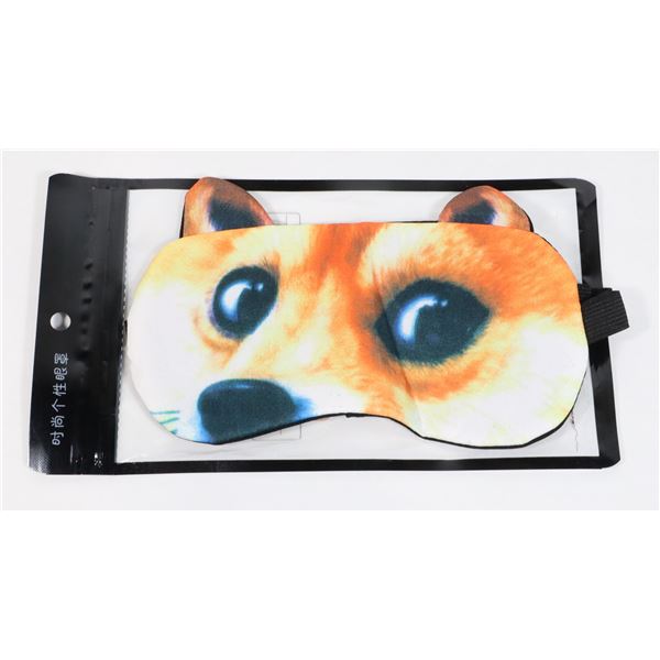 NEW SILLY DOG FACE EYE MASK New silly dog face eye mask