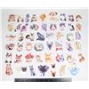 Image 1 : NEW 50PC CAT PRINT STICKERS