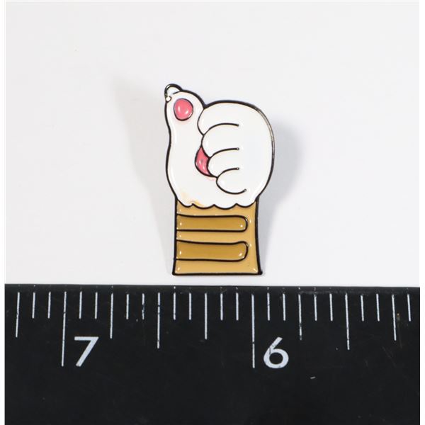 NEW THUMBS UP CAT PAW LAPEL PIN