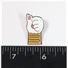 Image 1 : NEW THUMBS UP CAT PAW LAPEL PIN