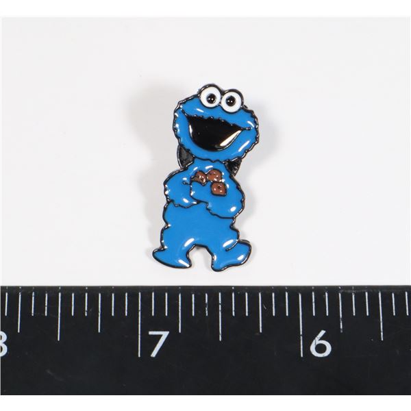 NEW COOKIE MONSTER WITH COOKIES THEME LAPEL PIN