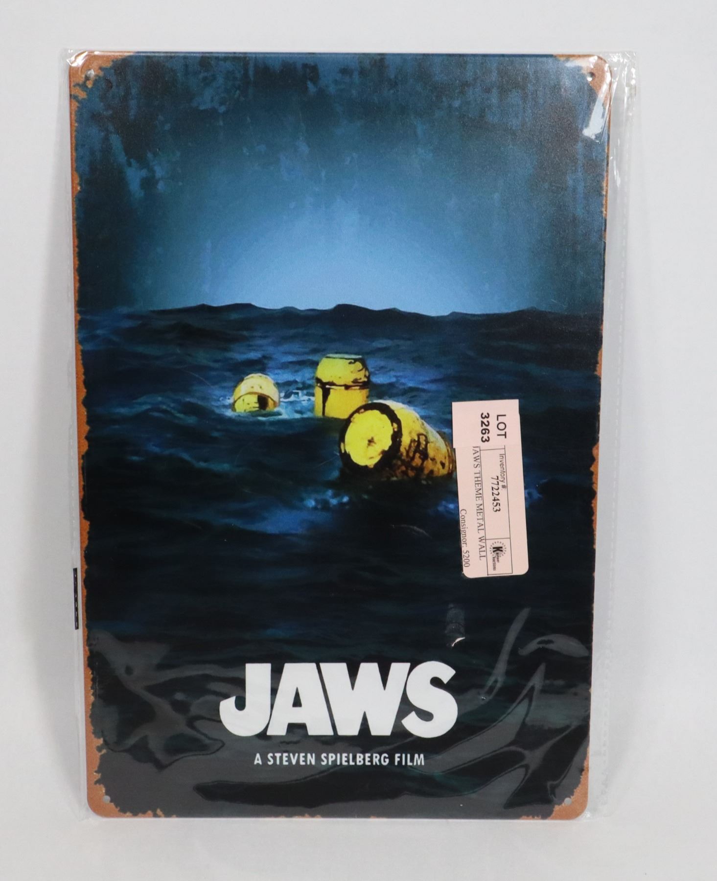 NEW JAWS THEME METAL WALL ART New jaws theme metal wall art