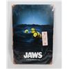 Image 1 : NEW JAWS THEME METAL WALL ART