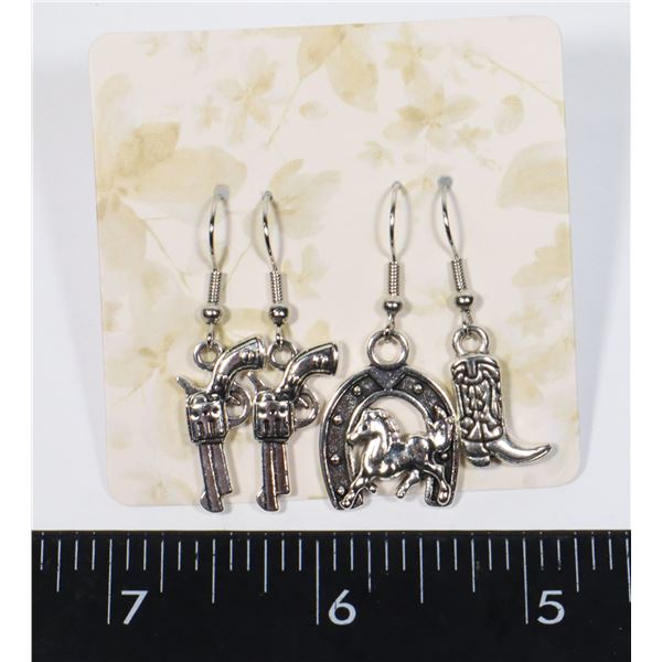 NEW WESTERN THEME DROP EARRINGS MIX AND MATCH