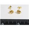 Image 1 : NEW ROSE STUD EARRINGS STAMPED 925