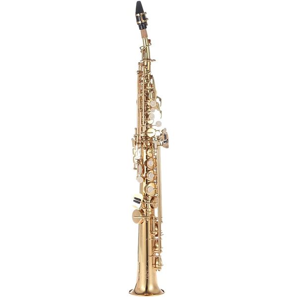 NEW EBRICHE BRASS STRAIGHT SOPRANO SAXOPHONE KIT