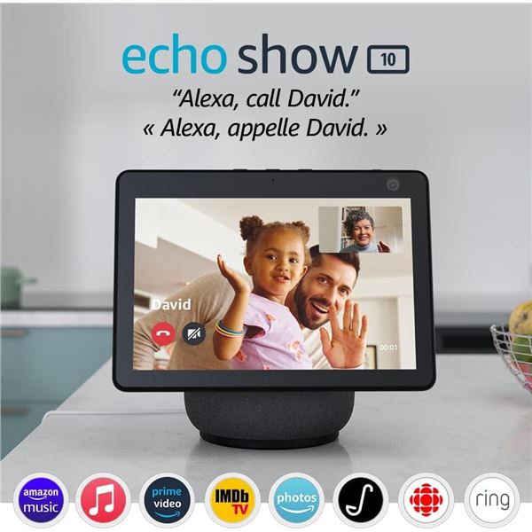 NEW AMAZON ECHO SHOW 10 3RD GENERATION HD SMART