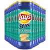 Image 1 : NEW CASE OF 17 STAX SALT & VINEGAR POTATO CHIPS