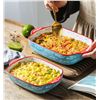 Image 2 : NEW SET OF 2 OISIIKITS CERAMIC CASEROLE BAKEWARE