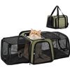 Image 2 : NEW PETSFIT TRAVEL PET CARRIER - DOUBLE SIDED PULL