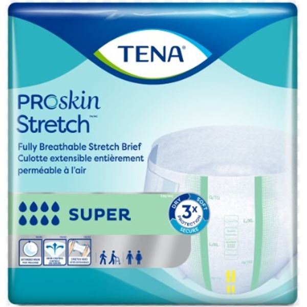 PACK OF 15 TENA XL PROSKIN BREATHABLE BRIEFS