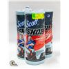 Image 1 : NEW 3 PACKS OF SCOTT 55 SHEET PER ROLL SHOP TOWELS