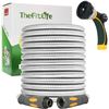 Image 1 : THE FITLIFE 100FT STAINLESS STEEL GARDEN HOSE WITH