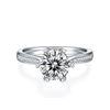 Image 3 : 2 CT GRA CERTIFIED MOISSANITE 925 SILVER SZ 7.5