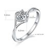 Image 2 : 0.5CT GRA CERTIFIED MOISSANITE 925 STERLING SILVER