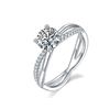 Image 1 : 1 CT GRA CERTIFIED MOISSANITE 925 STERLING SILVER
