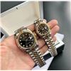 Image 1 : AUTOMATIC MOVT REPLICA ROLEX DATEJUST COUPLE SET