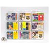 Image 1 : SHEET OF 9 WAYNE GRETZKY OPC 1980’S CARDS.
