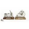 Image 1 : LEWIS COPERTZ BICYCLE IN SOLID PEWTER,