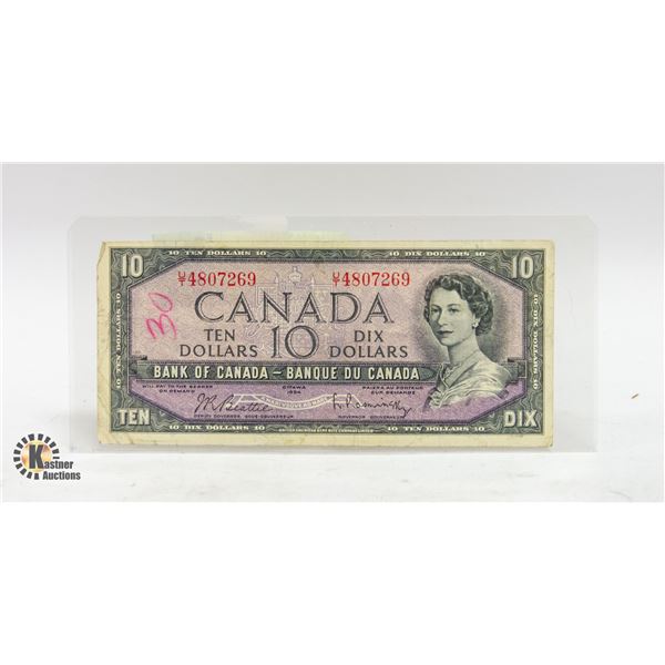 1954 $10 BANK NOTE