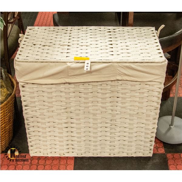 NEW UNPACKED GREENSTELL LAUNDRY HAMPER W/ 3 POCKET