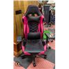 Image 1 : PINK GAMING CHAIR - SOME WEAR ON THE SEAT