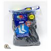 Image 1 : BLACK CREW SOCKS 12-16 SIZE 6-PACK FRUIT OF